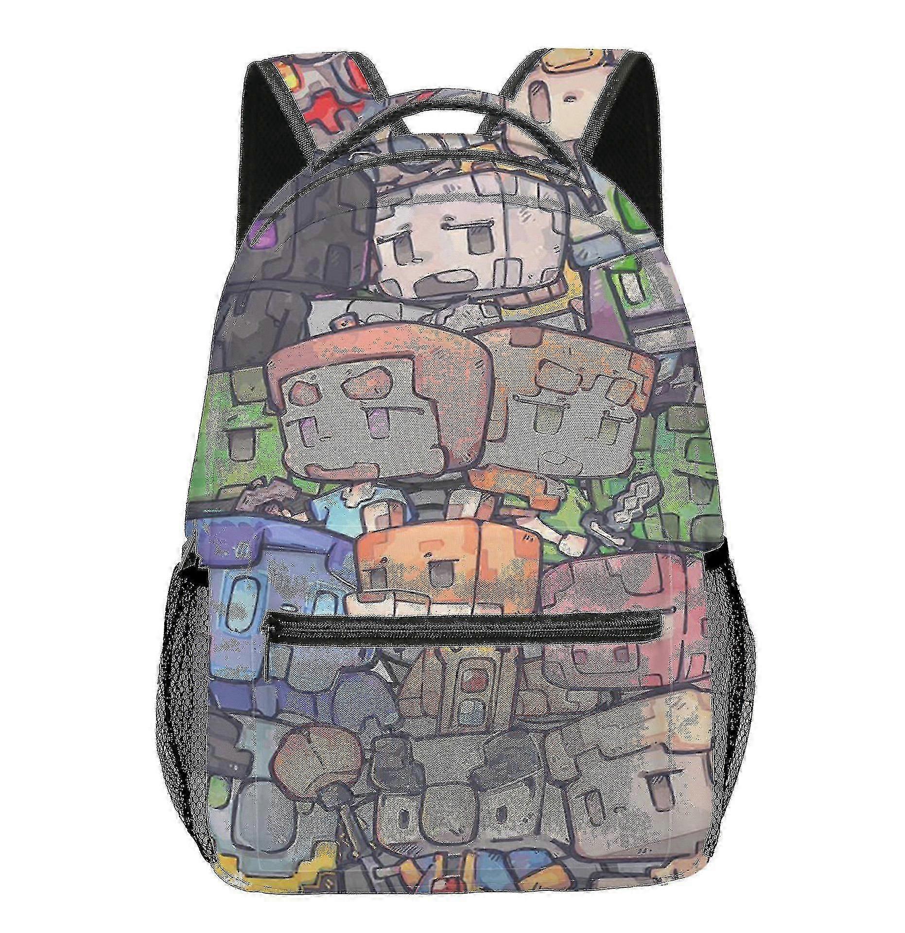 Minecraft Primary And Secondary School Students' Schoolbags Children's Backpacks Backpacks For Primary School Students