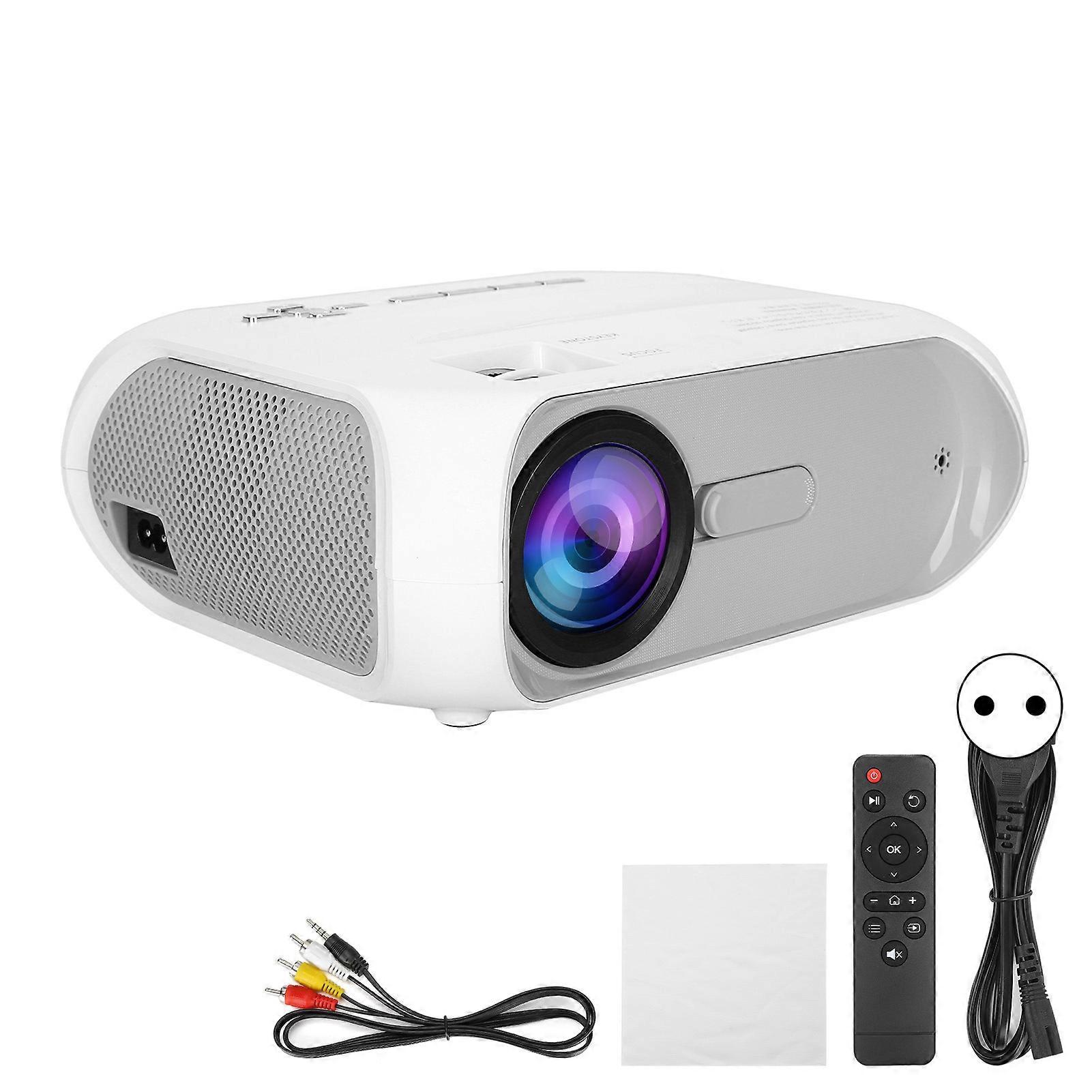 Compact S5 Mini Phone Projector - 140" Screen, WiFi, 1080P, VGA, Eye-Friendly LED