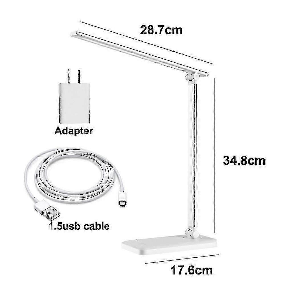 Metal Desk Light Home Office Desktop Lamp Touch Control Led Desk Lamp