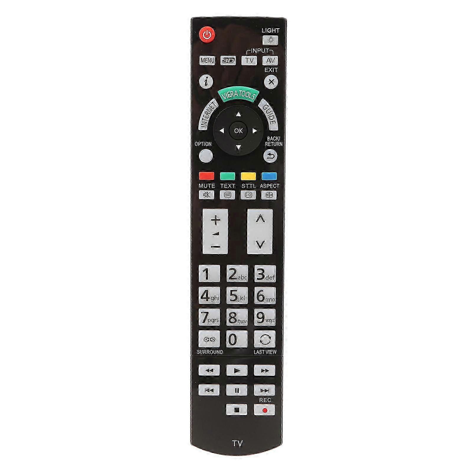 Pana TX-L42ETW50 TX-P50VT50B Universal Skin-Friendly TV Remote Controller 1pc