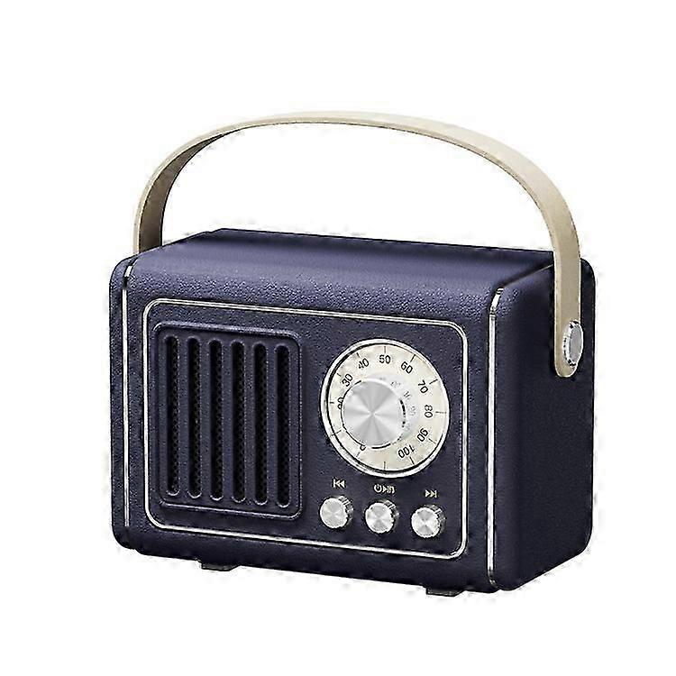 P19 Retro FM Radio Design Bluetooth Speaker Wireless Music Subwoofer with Handle