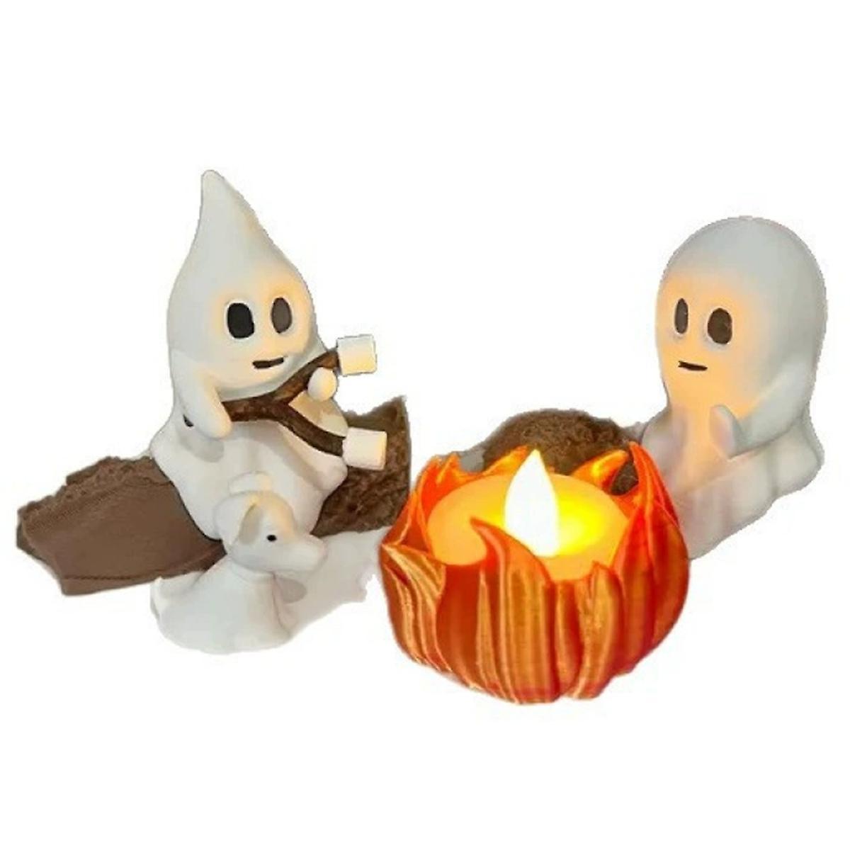 Ghost Campfire Gathering 3D Small Ghost Campfire Nightlight A