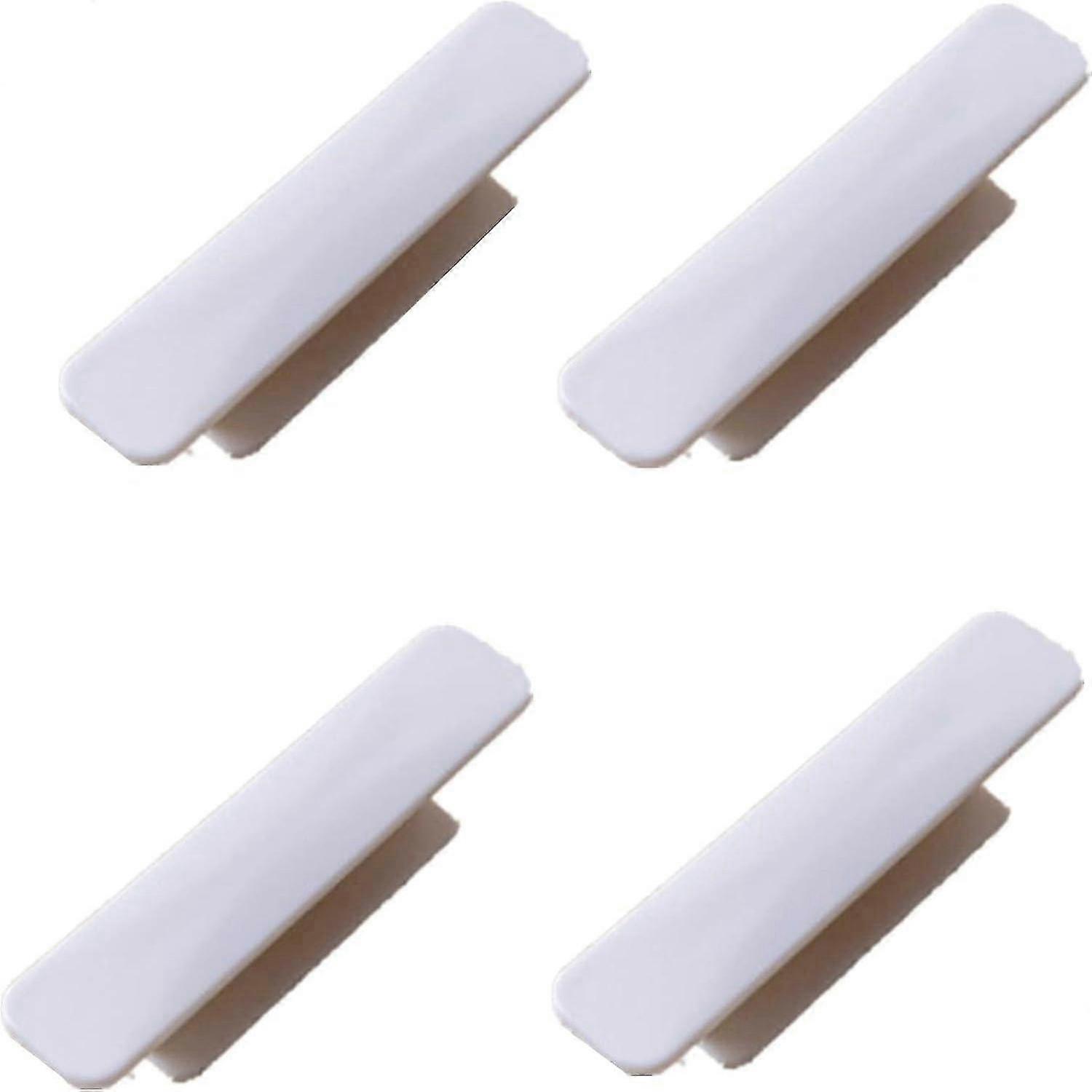 4 Pieces Kitchen Self-Adhesive Handle Helper for Door Window Drawer Cabinet Refrigerator Auxiliary Handles (White)