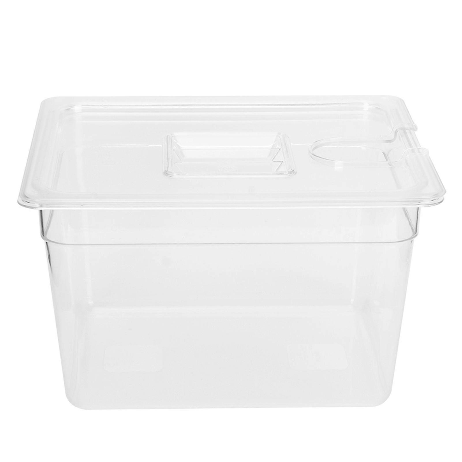 11.71L Vacuum Container with Lid for Vacuum Circulator Culinary Precise Cooker