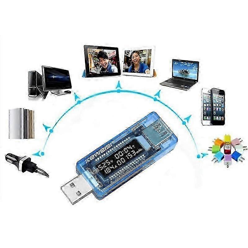 Usb Battery Tester Voltmeter Power Bank Diagnostic Tool Current Voltage Doctor Charger Capacity Tester Meter Ammeter Digital