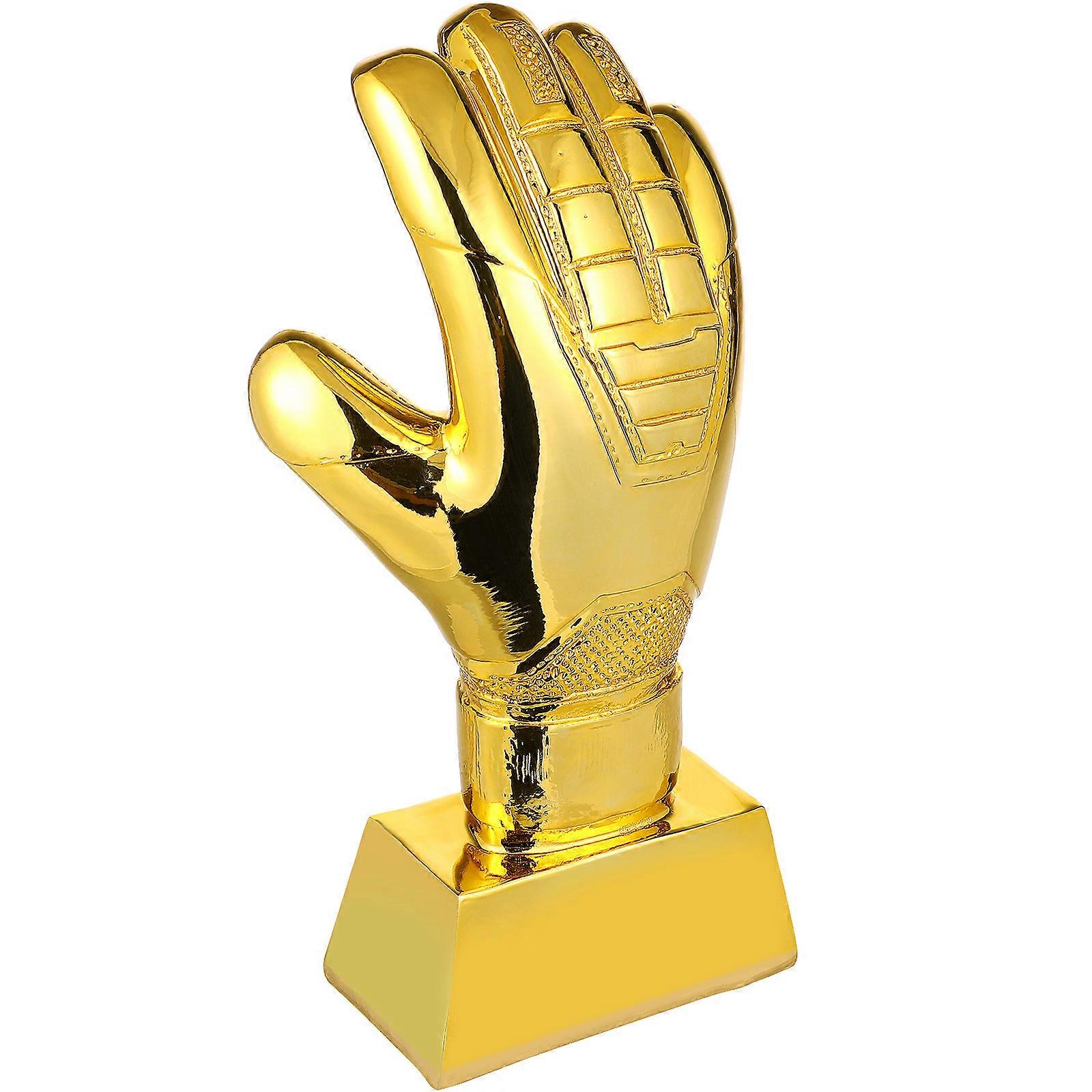 Decorative Trophy Decor Soccer Glove Trophy for Competition 5Pcs