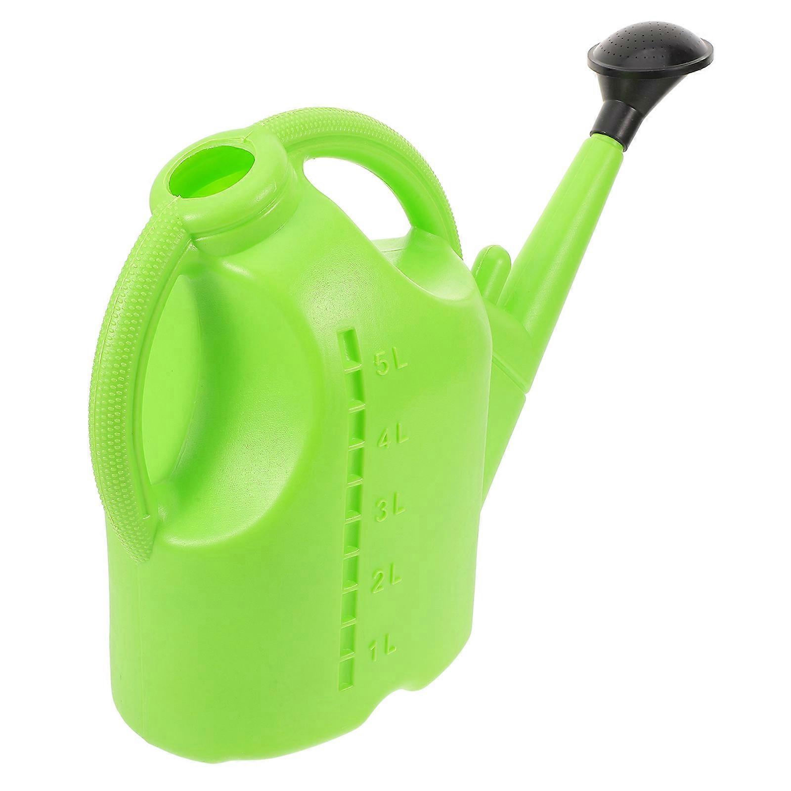 Watering Can for Watering Use 5L Large Capacity Plastic Garden Pot
