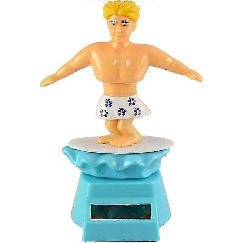 Solar-Powered Dancing Surfer Solar Dancer Figure, Desk Decor, Windowsill or Car Dashboard Decoration