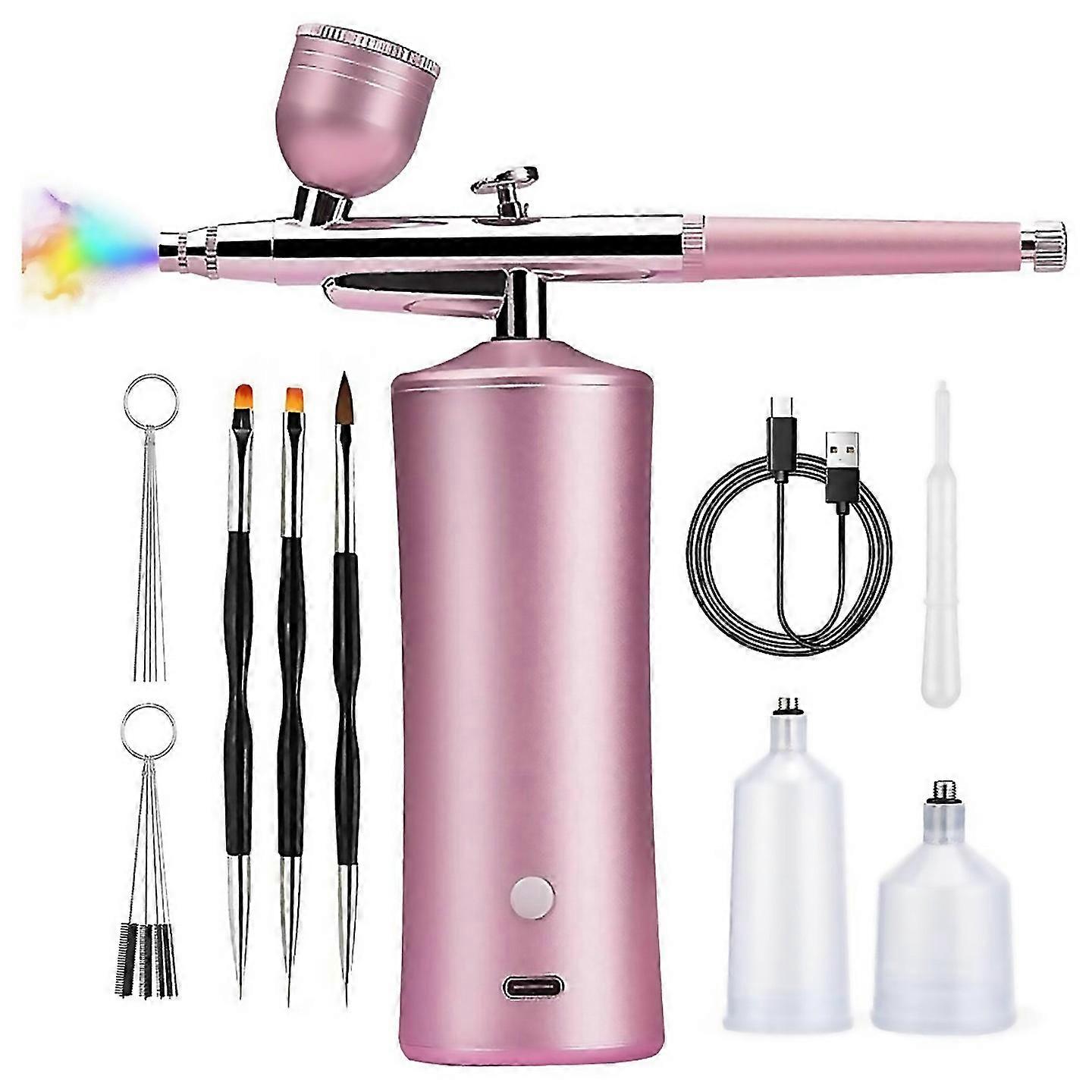 For Airbrush Kit With Compressor 2030psi Airbrush Pink