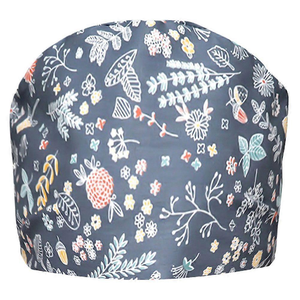 1pc Unisex  Scrub Flower Printed Adjustable Tie    Hat