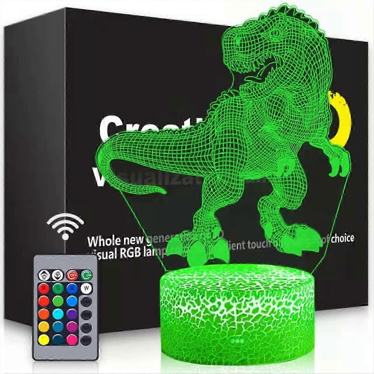 恐竜のおもちゃ恐竜の常夜灯3D子供のための恐竜ランプ