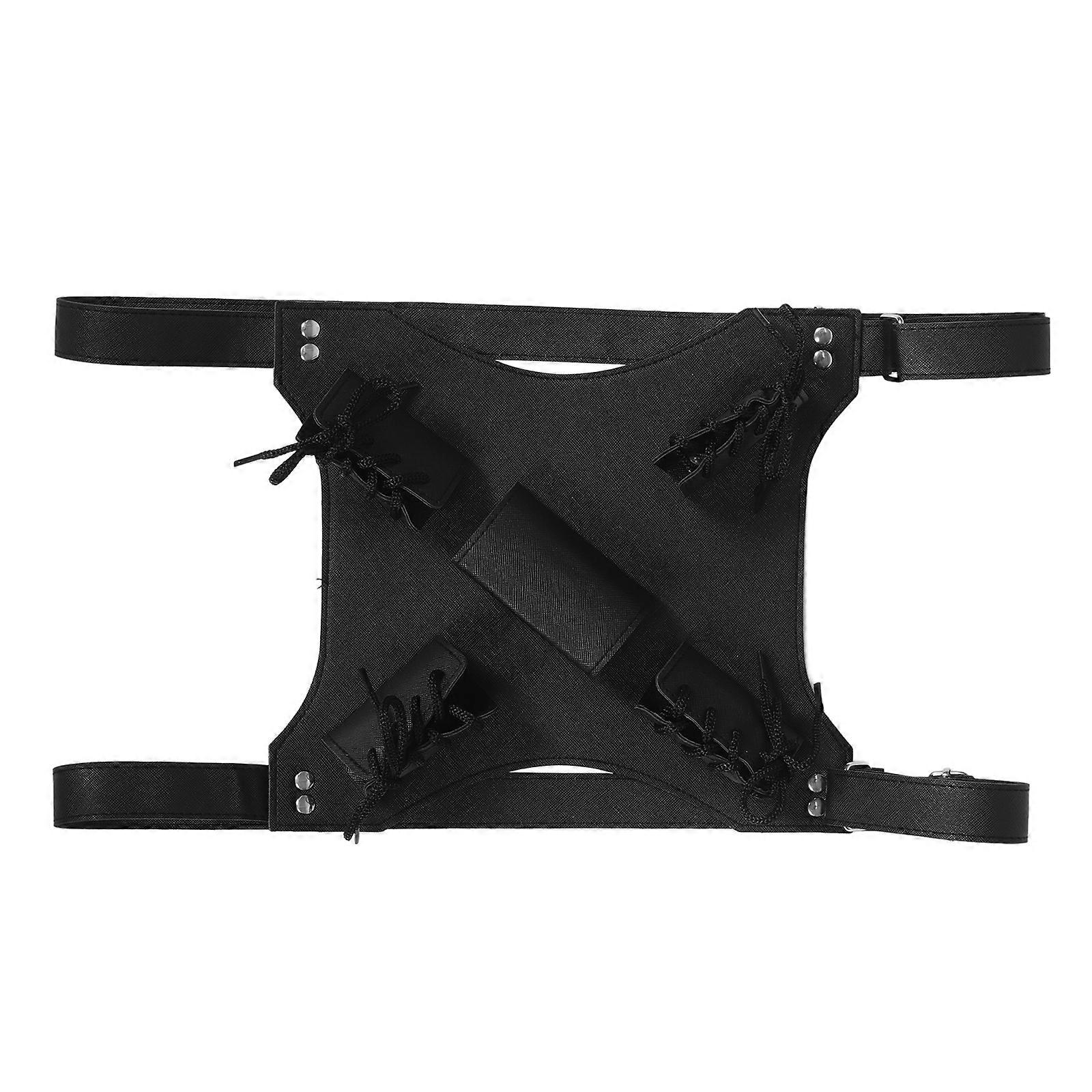 Medieval Sword Back Holder Adjustable Belt for 3Pcs Sword Carry Case