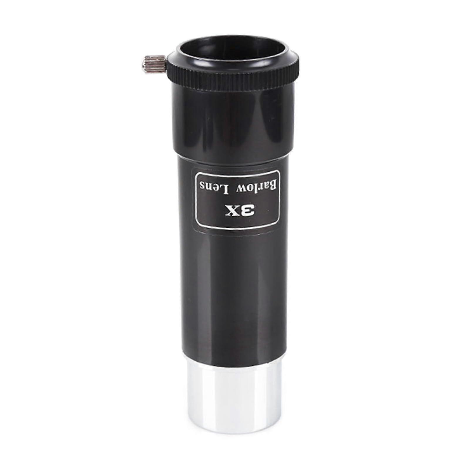 Barlow Lens Adapter 1.25 Inch Plastic DualPurpose for Telescope Viewing and Imaging