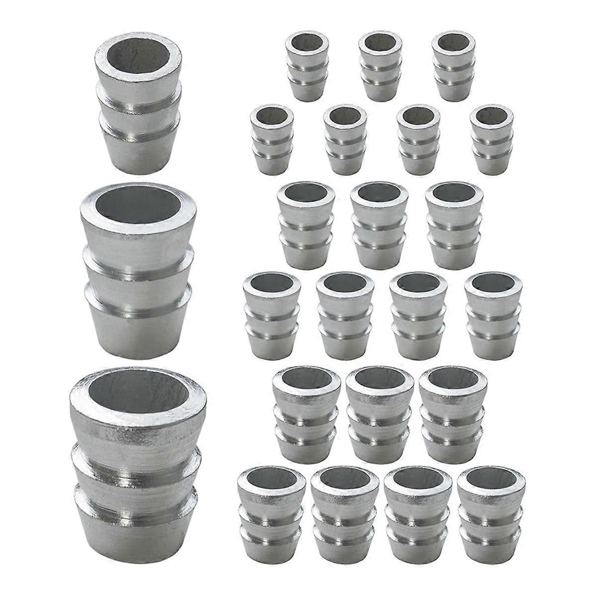 21 PCS Extended Round -Handle Wedge Safety Metal Wedge Hammer Handle Wedges Steel Wedge,(0.55/0.63/0.71inch)