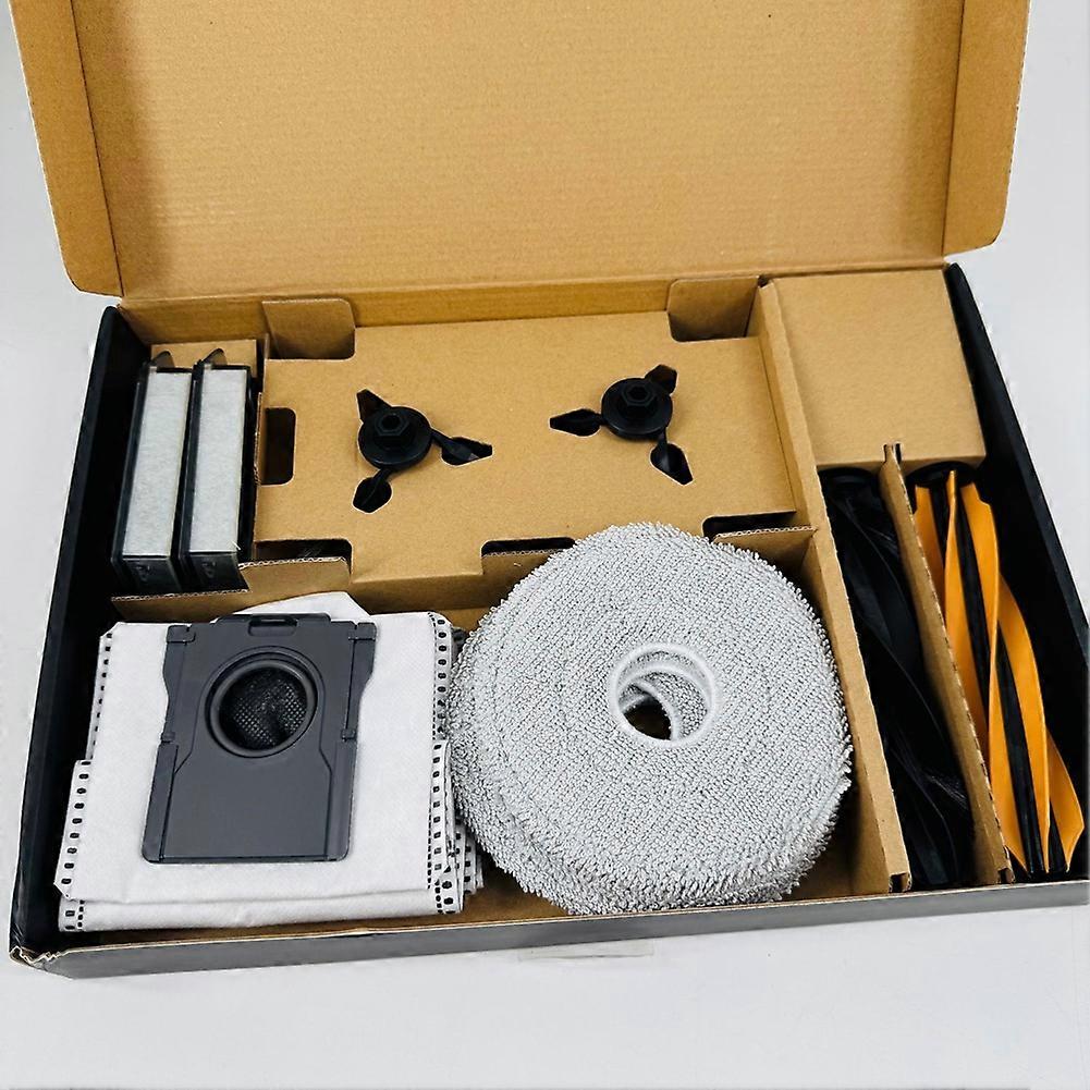 For Dreame Mova P60/P60 Pro Sweeping Machine Cleaning Kit Double Roller Brush/ Side Brush/ Filter /Dust Bag /Mop Rag