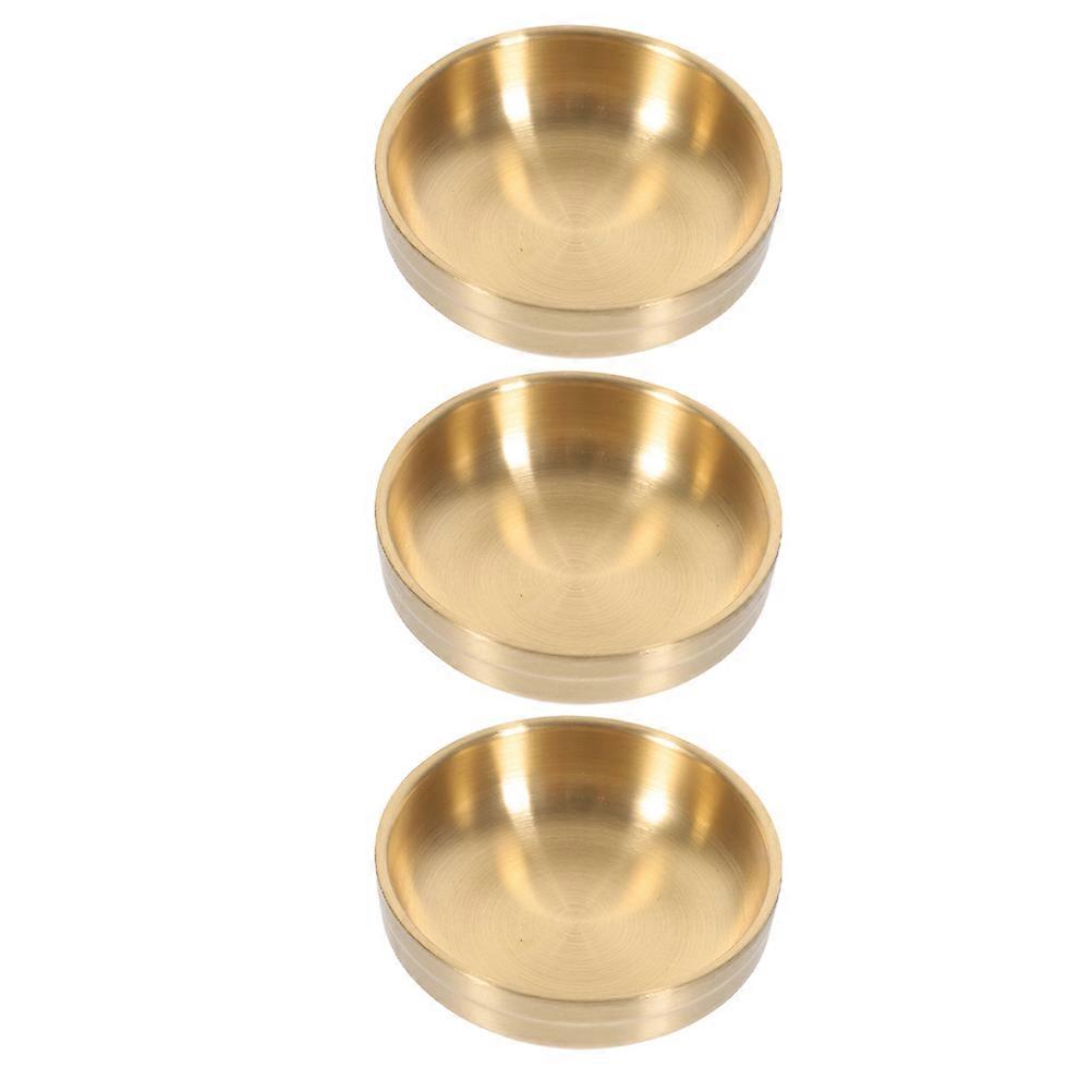 Contemporary Design Sauce Plate Set For Restaurant Round Condiment Tray 9Cm Ideal For Storing Spices And Serving Sauces 9Pcs