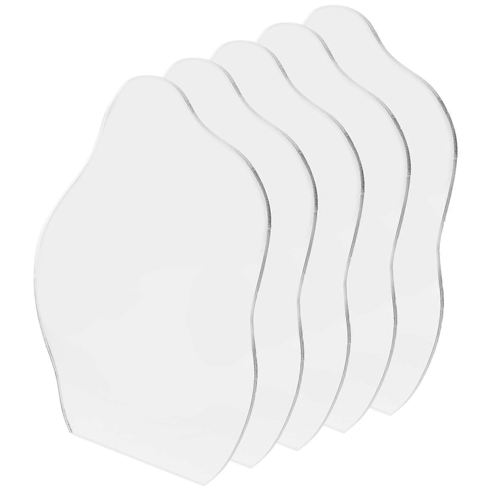 Irregular Acrylic Mirror Sheets 25Pcs For Makeup And Decoration Perfect For Women In Stylish Simple Design