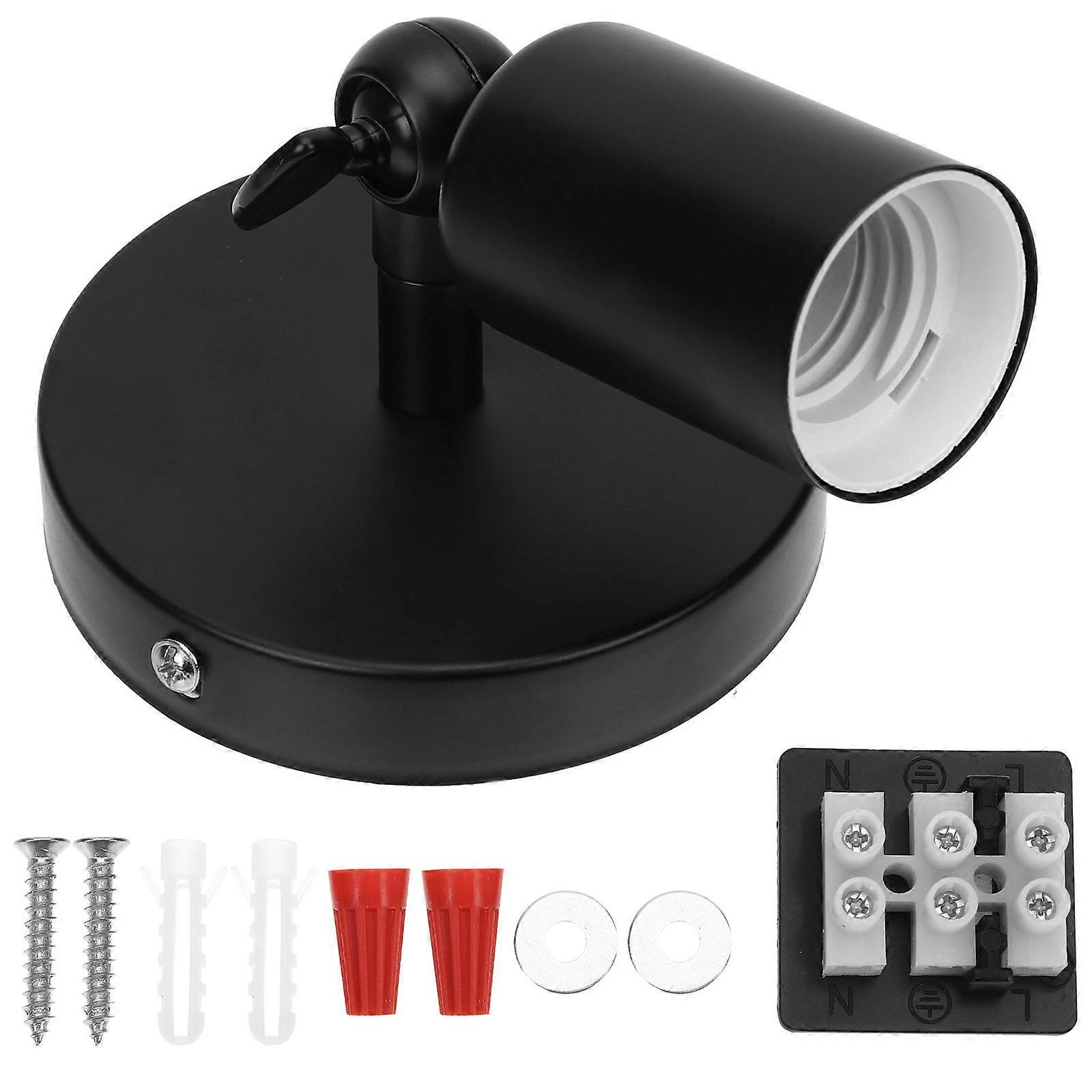 Decorative Wall Lamp Wall Mounted Light for Balcony Lighting 5Pcs Black