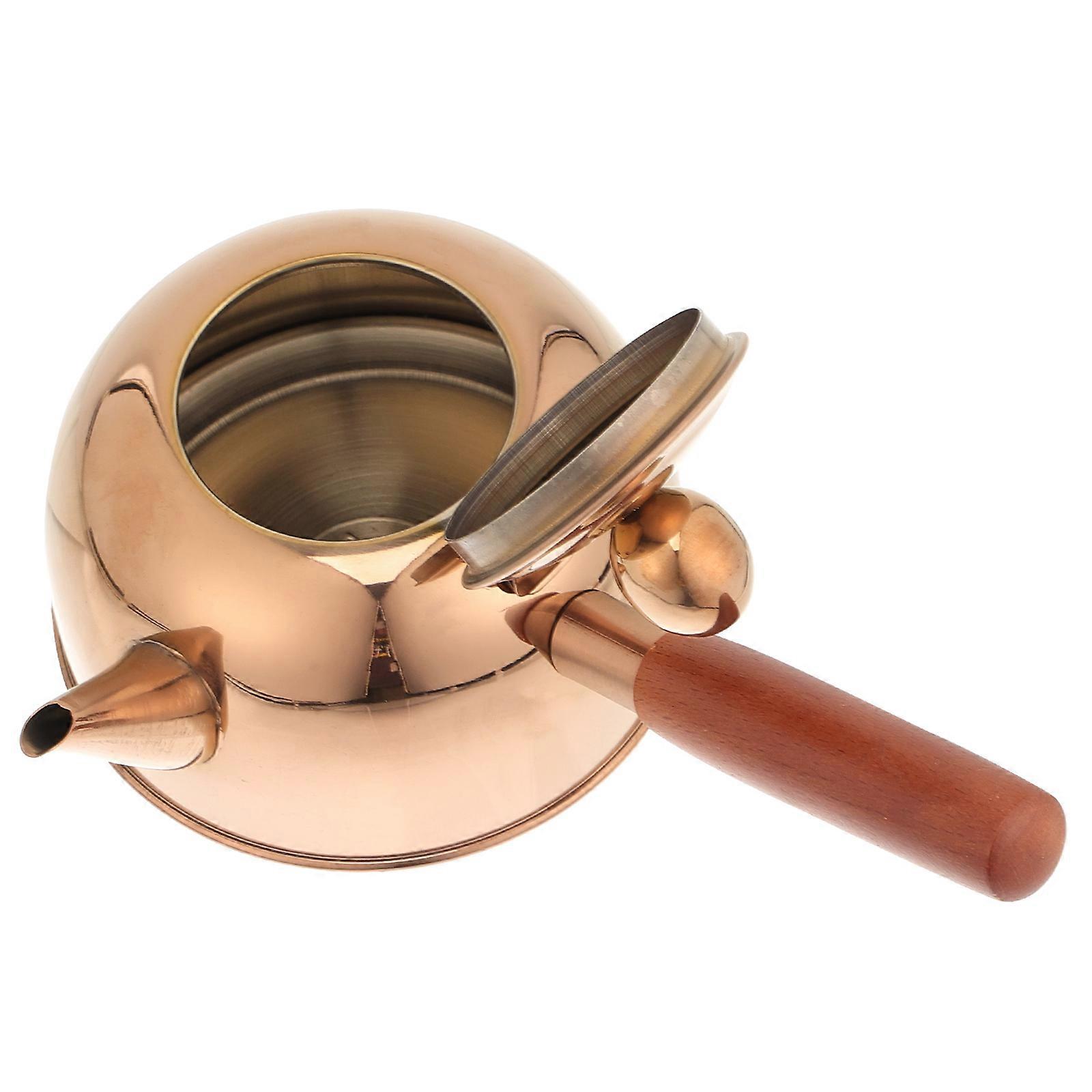 Stainless Steel Tea Kettle Side Handle Kettle for Stovetop 4Pcs Set
