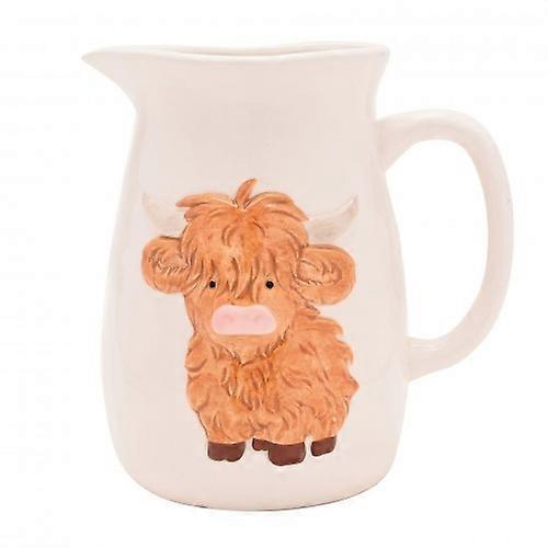 Country Living Highland Cow Pitcher