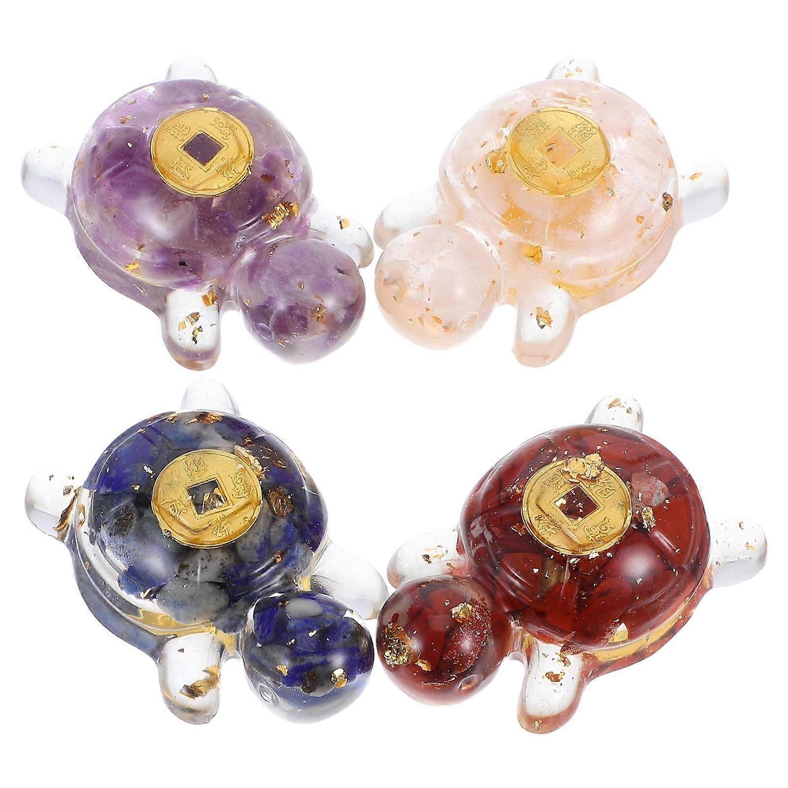 Miniature Sea Turtle Figurines for Decoration 8Pcs Ocean Animal Figures