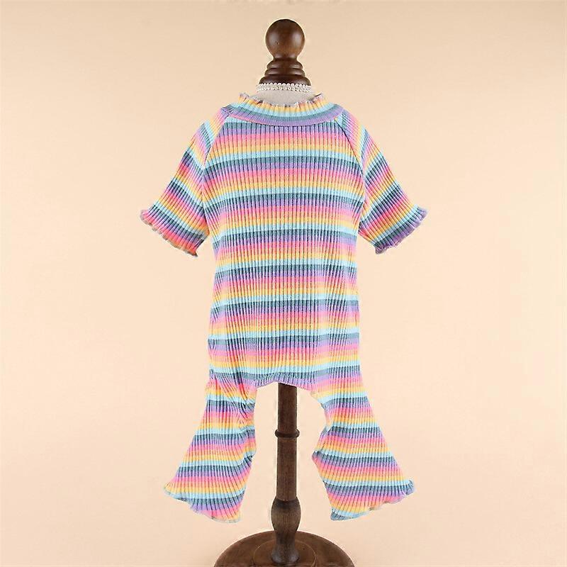 Cute Warm Knited Pet Dog Jumpsuit Pajamas Clothes Puppy Cat Sweater Coat Costume