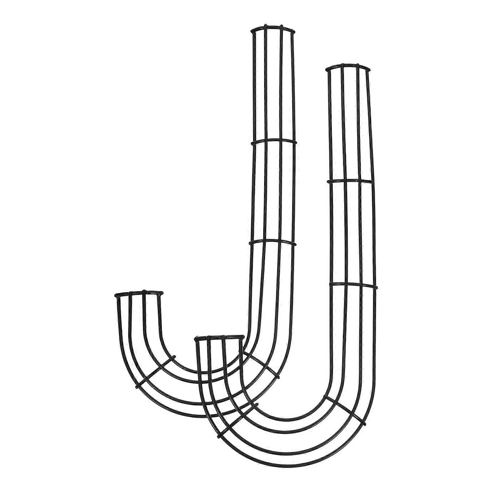 Metal Wreath Form Candy Cane Style for DIY Projects 8Pcs Pack