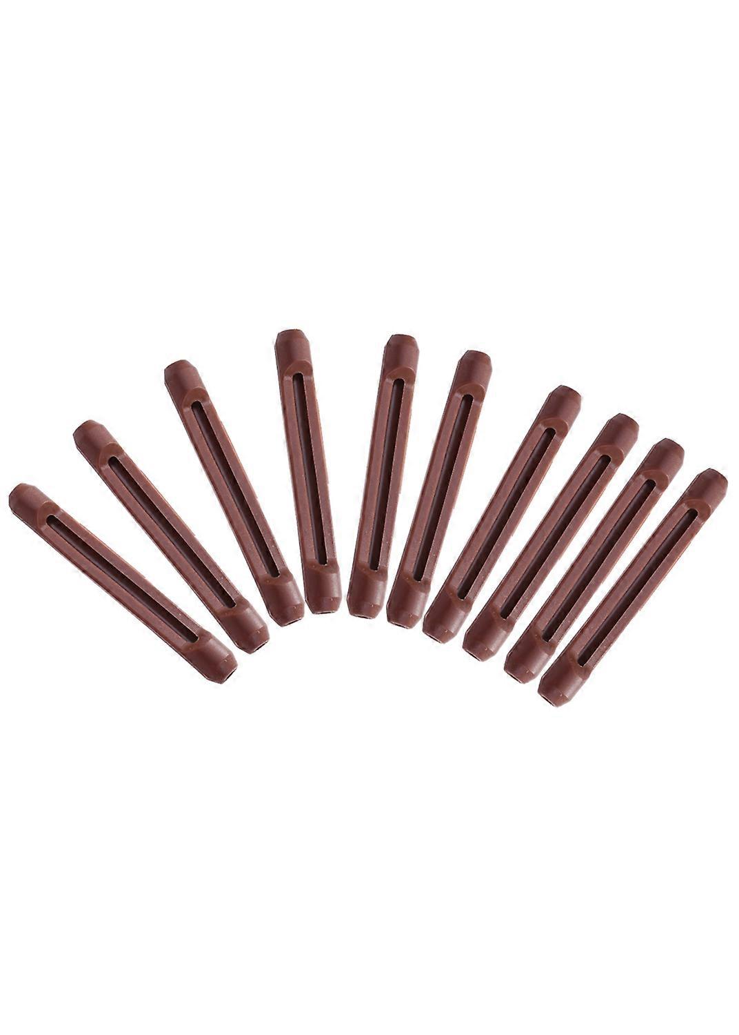 5Pairs Silicone Ear Hooks for Eyeglasses Anti Slip Comfortable Brown