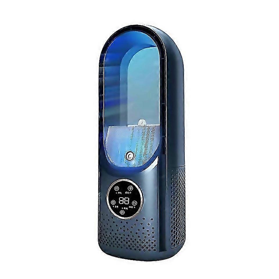 For Desk Bladeless Humidification Electric Fan Six Gear Adjustable With Led Light Timing Function