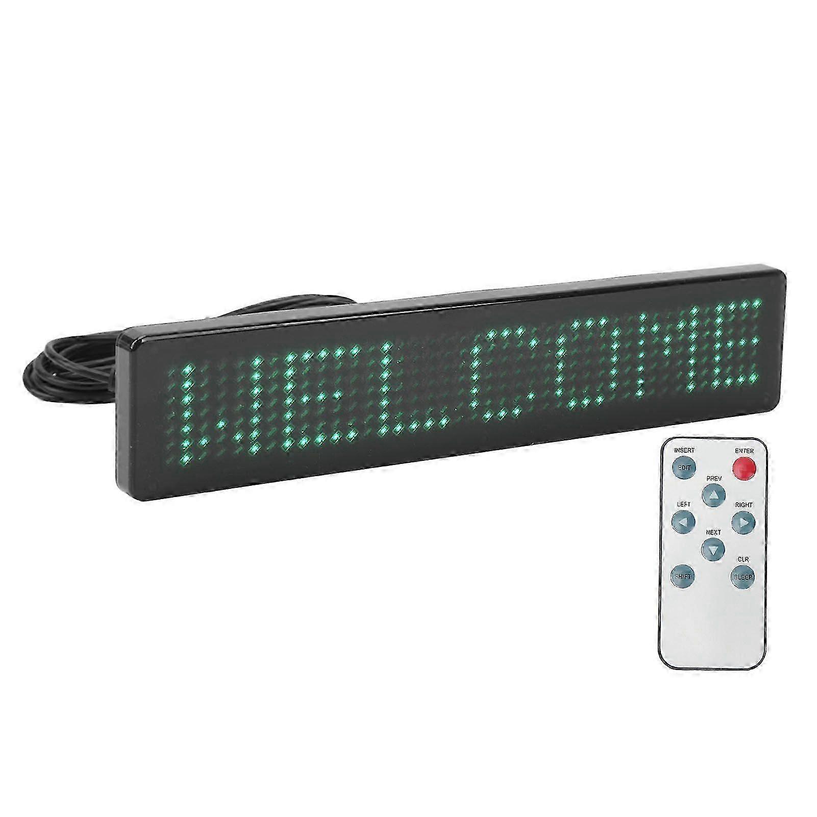 2025 Latest Model LED Matrix Panel Remote Control Programmable Scrolling LED