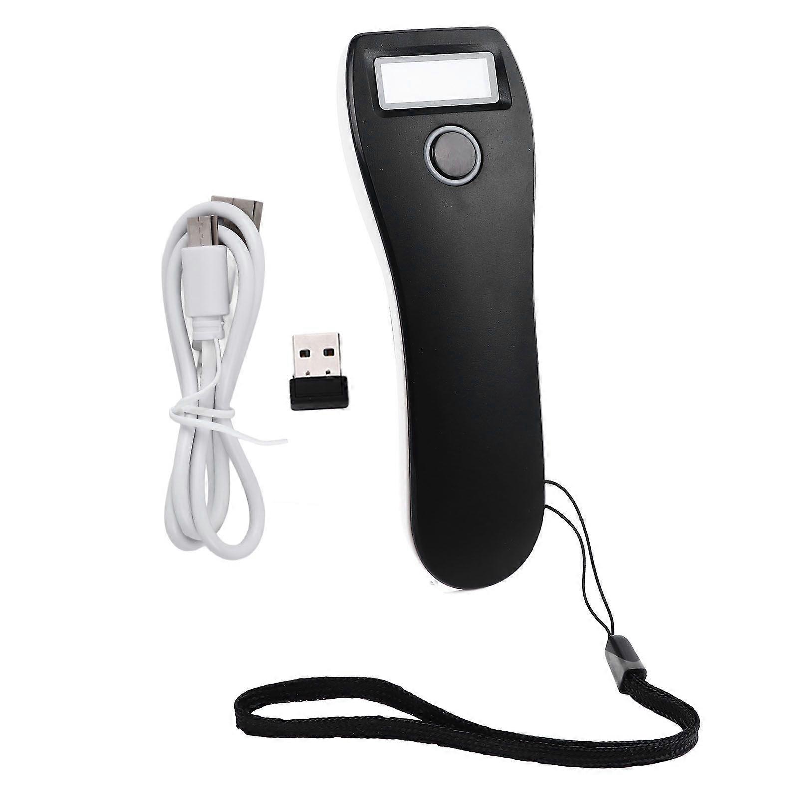 Cordless QR Code Scanner Portable Mini Barcode Reader Wireless Bluetooth Image Reader for Express Logistics