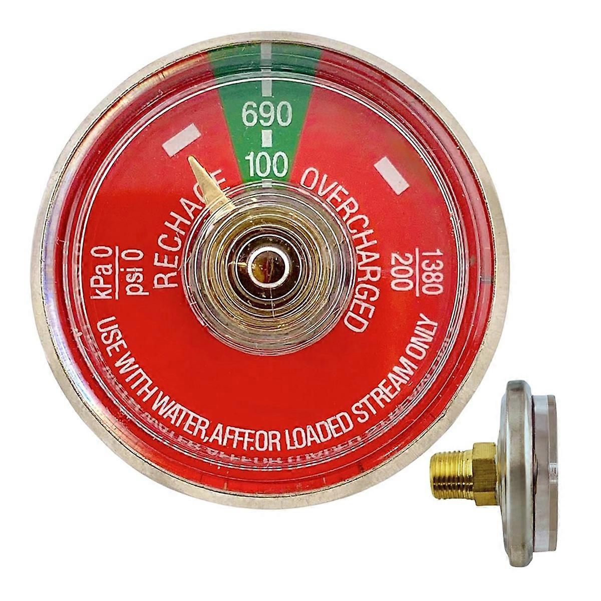 50PCS 1-100PSI Pressure Gauge for Portable Water Fire Extinguishers Fits for , Ansul 1/8inch NPT Thr