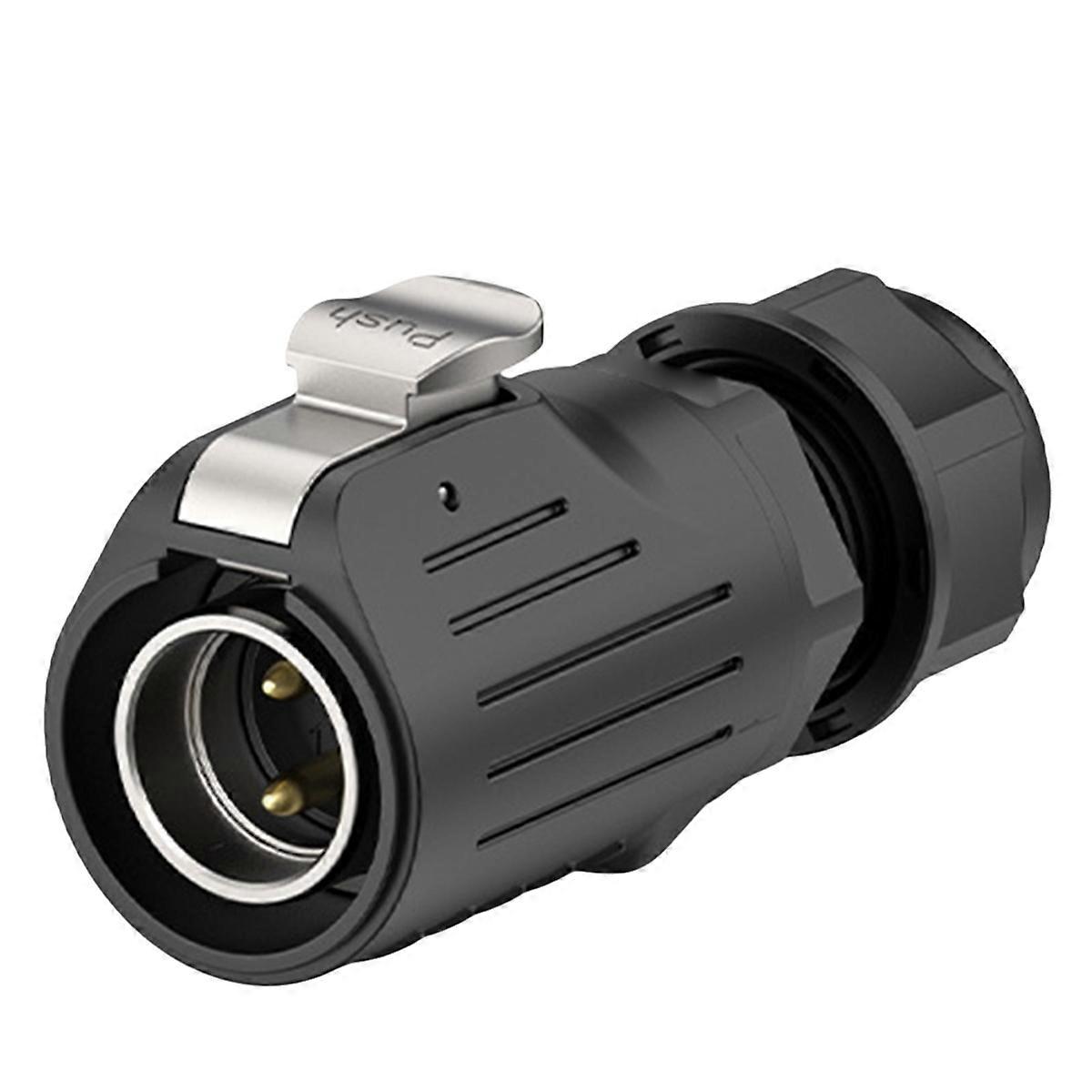 LP20 Industrial Aviation 2pin Panel Mount Welding Cable Wire Electrical Power Connector