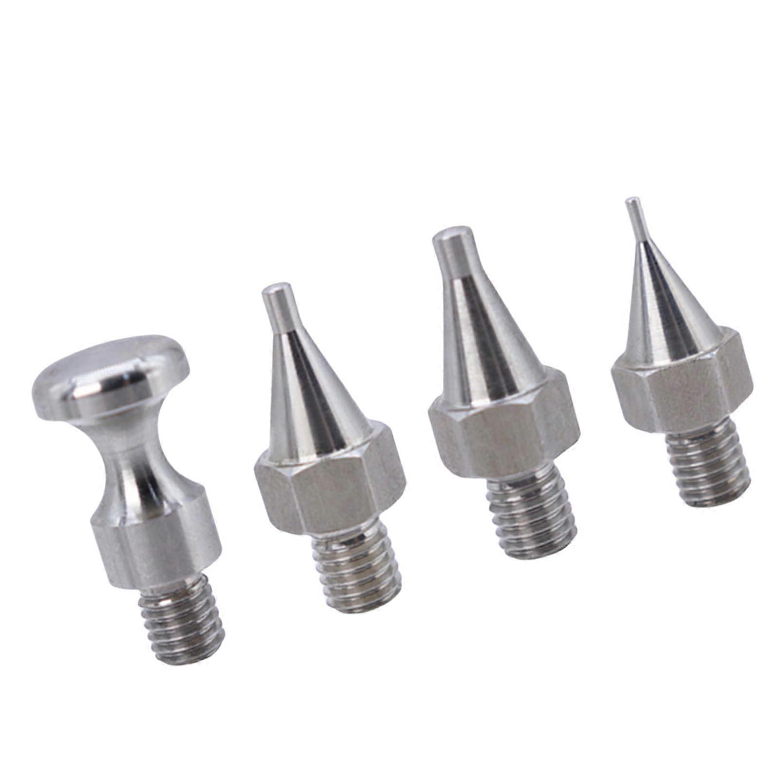 Dents Tool Heads Stainless Steel Replacement Heavy Duty Tapper Tool Head Dents Puller  Set 4 Pcs