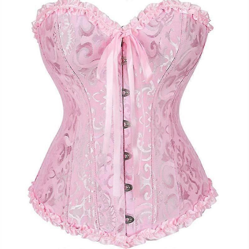 Női fűzős szexi virágmintás fűző női fehérneműhöz, plus size felső