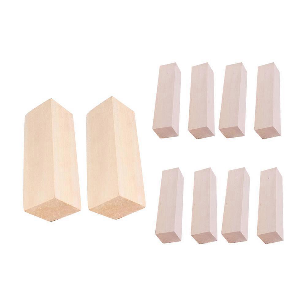 DIY Wooden Planks Wood Blocks for Carving 30Pcs Unfinished Craft Material