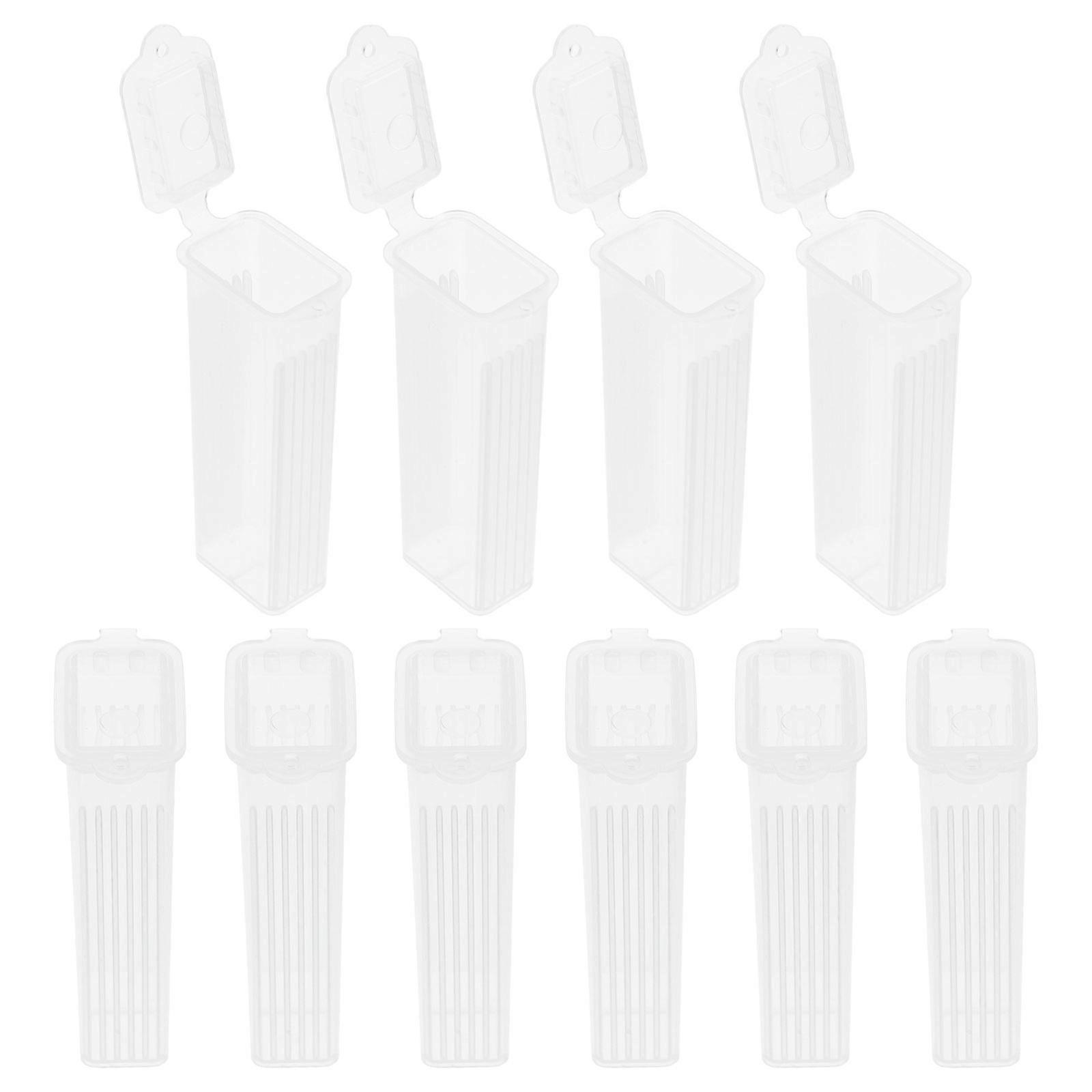 Plastic Staining Jar Coplin Slide Holder for Laboratory Use 50Pcs