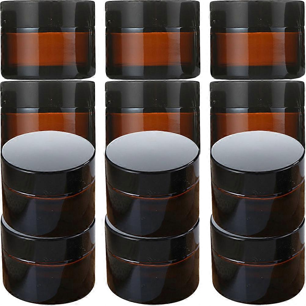 Coffee Glass Cream Bottles for Storage 20Pcs Practical Empty Cream Containers