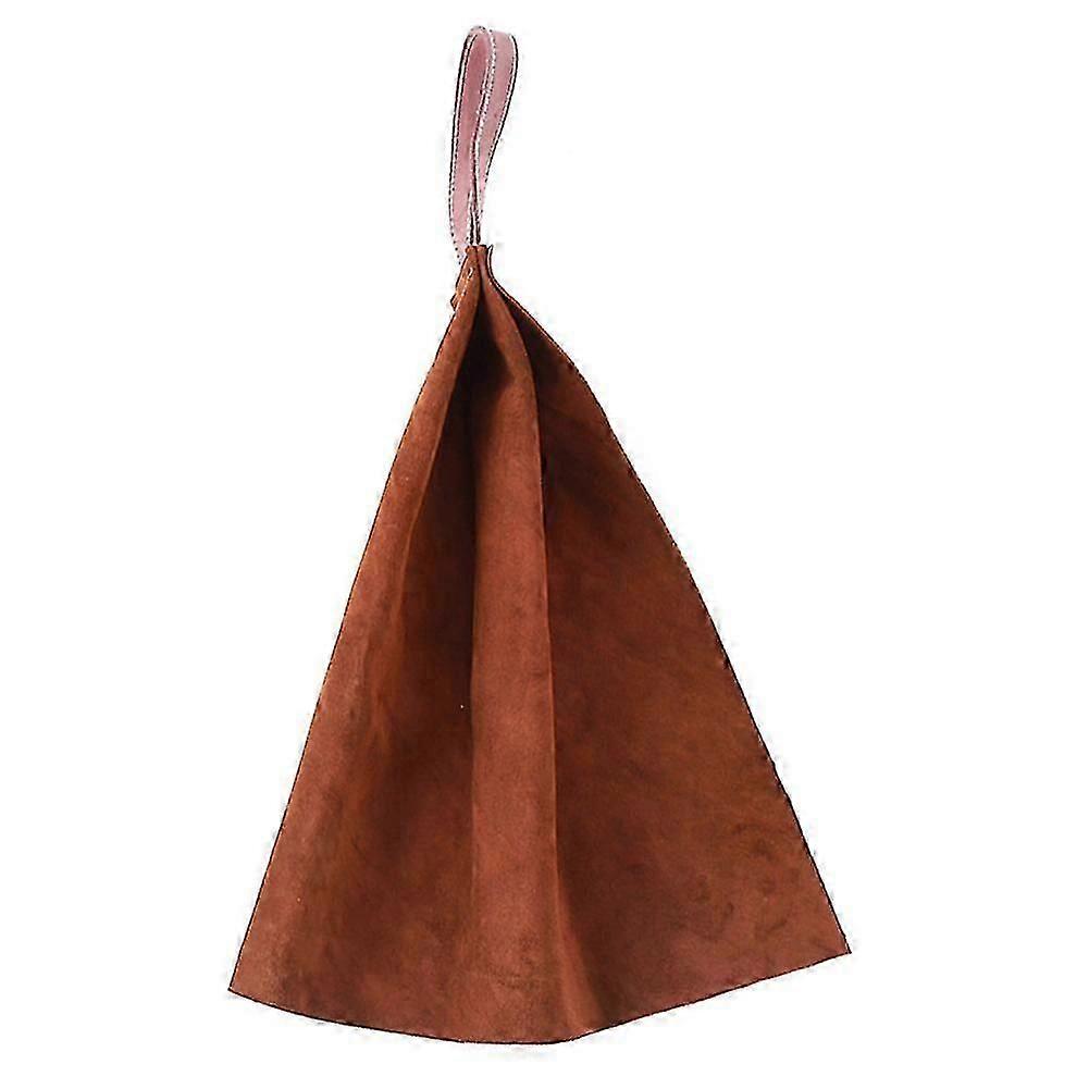 Leather Puppy Dog Bite Rag Tug Toys With Handle For Puppy Police Dog Training Bite