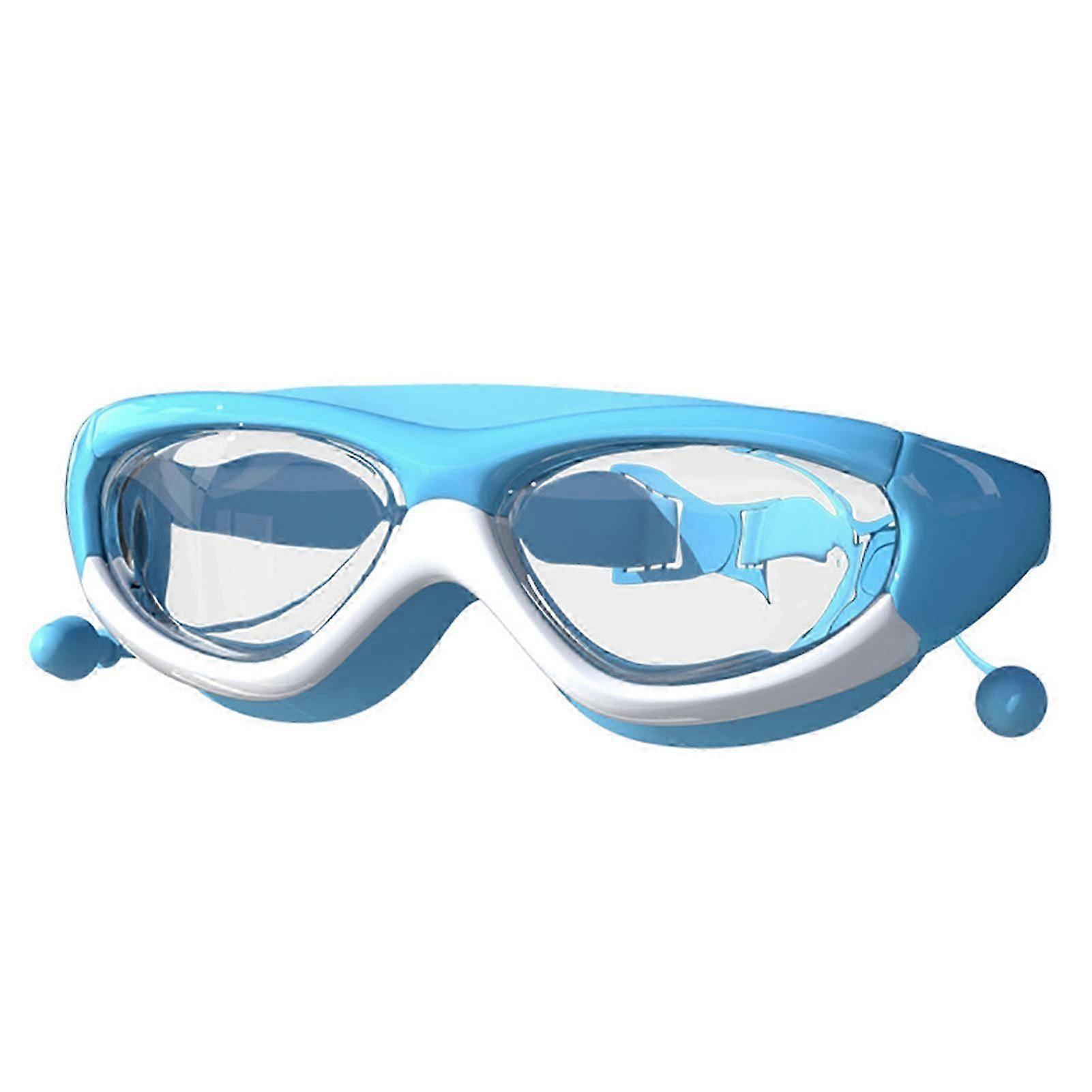 Colorful Environmental Swim Goggles Clear and Translucent Swim Goggles for Children Learn to Swim Safely