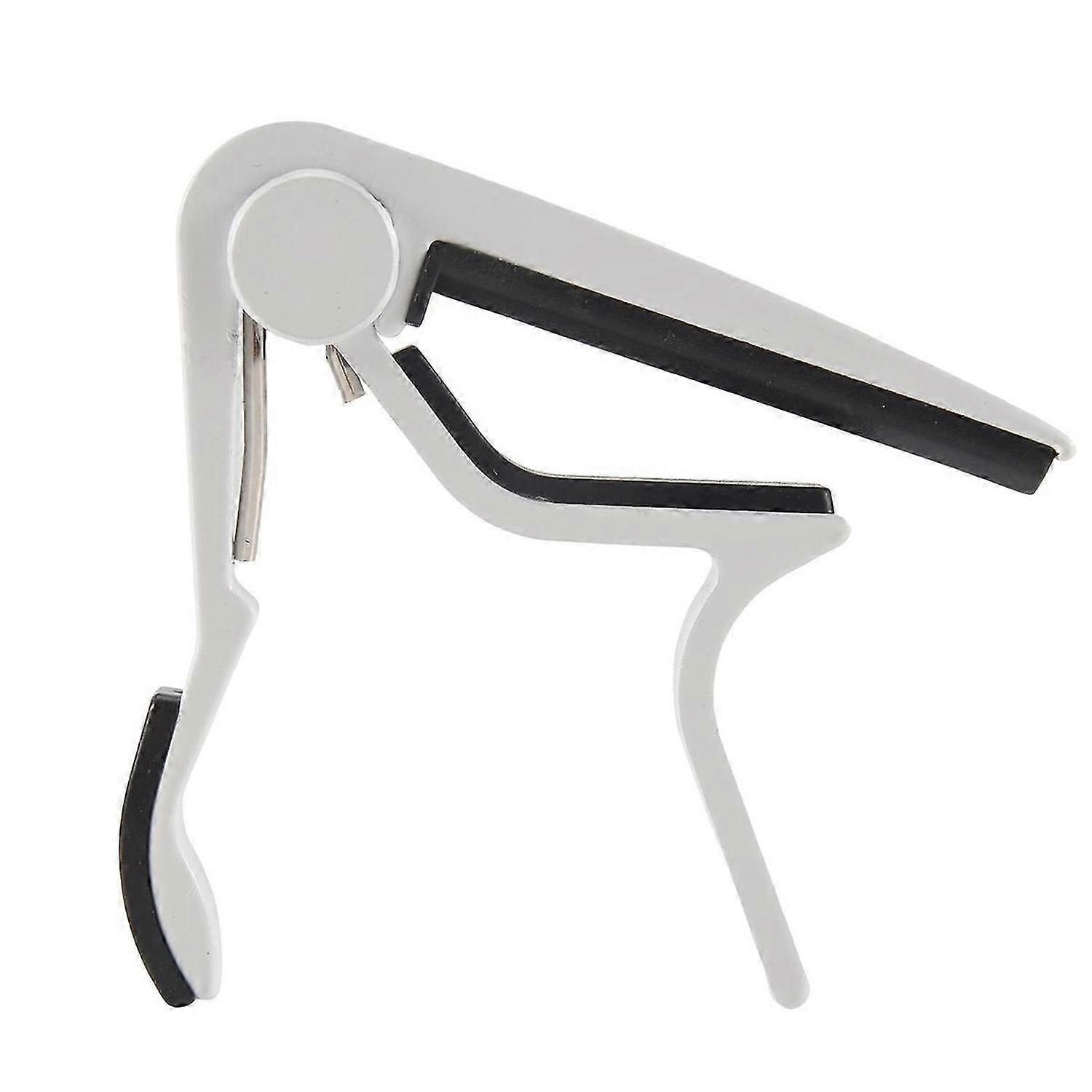 White-handed Guitar Capo Clip Trigger with Quick Change