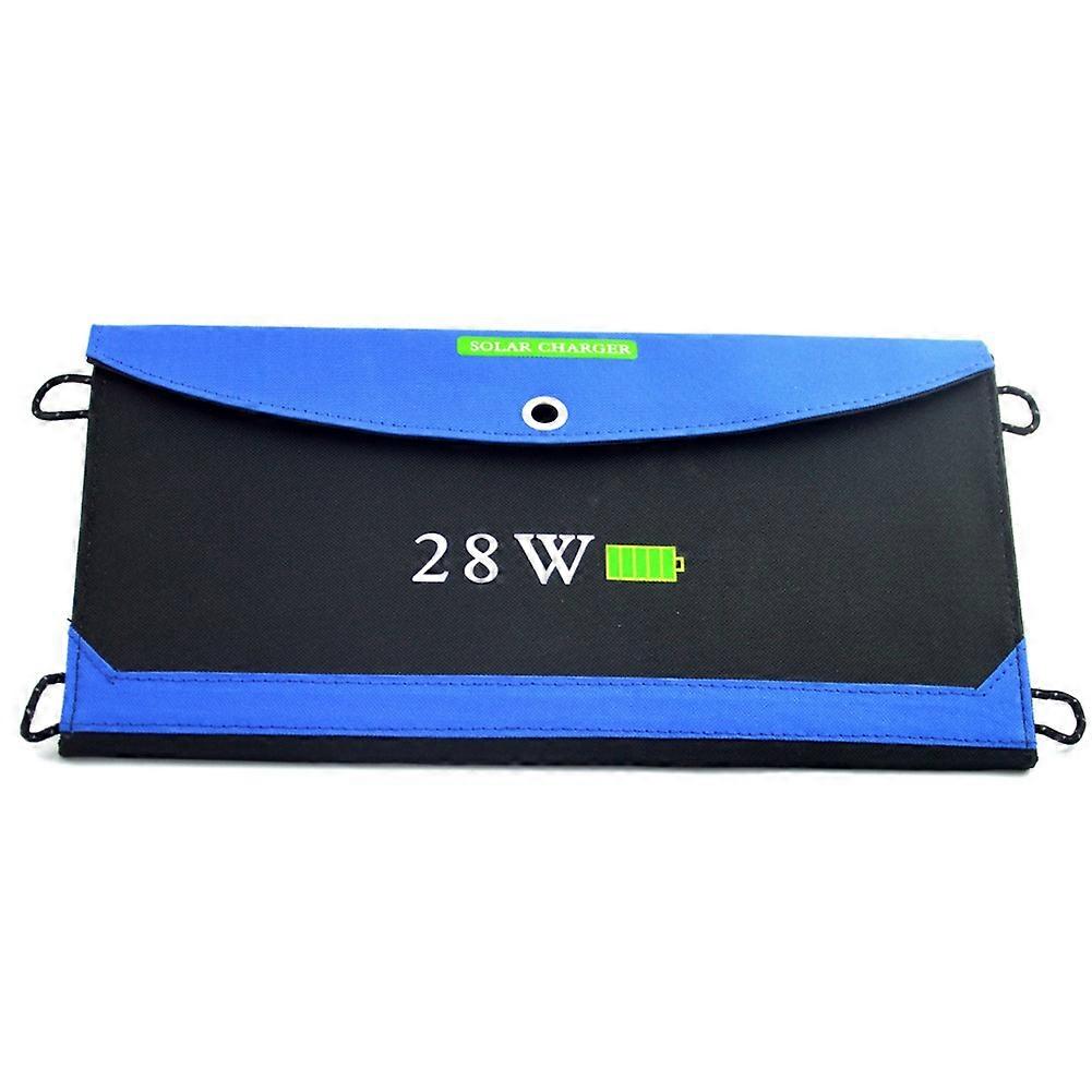 5V 28W Foldable Solar Panel Charger USB Output Fast Solar Charging