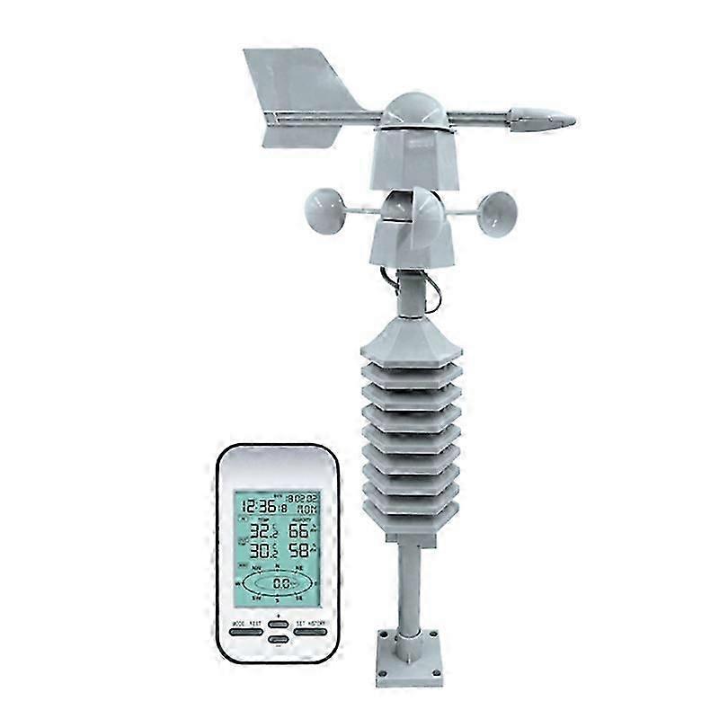 Weather sensor for patio with wind direction indicator