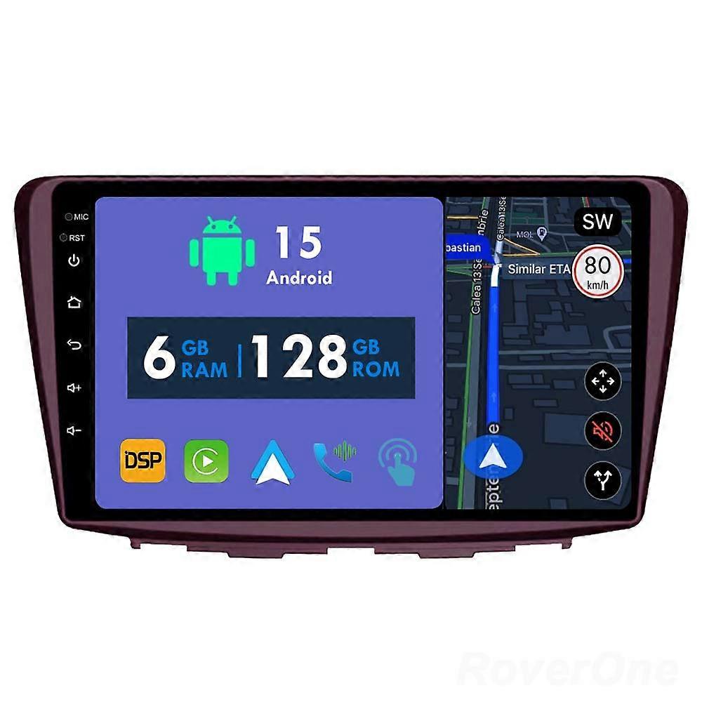 Car Radio 6G+128G CarPlay GPS Navigation Head Unit for Suzuki Baleno 2 2015 - 2022 Android Auto Bluetooth Stereo Touch Screen