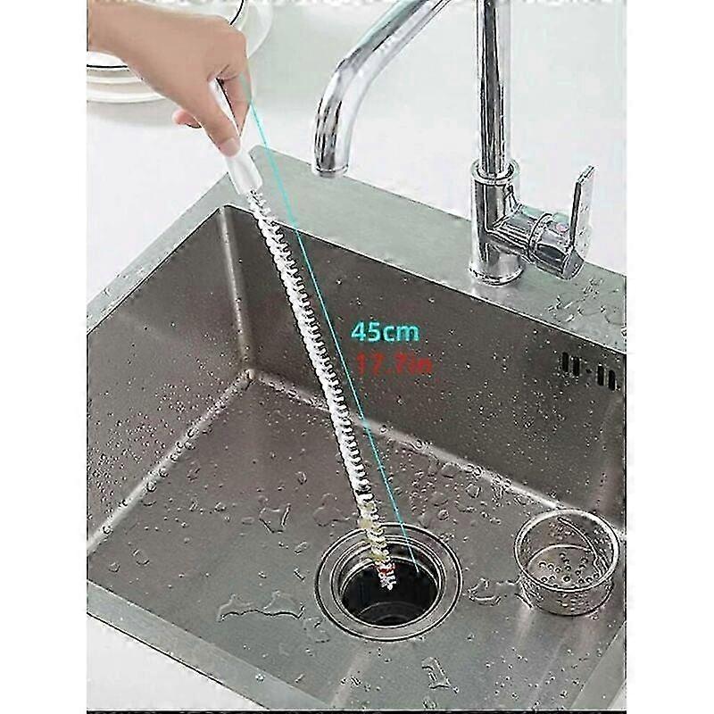 25-26 Sink Drain Overflow Cleaning, Flexible Durable Brush With Retractable Foaming Water Tap For Deep Cleaning, Exquisite Appearance Multi-
