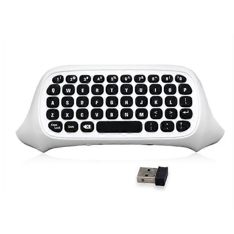 Keyboard for Xbox X/S Series Controller, Controller Keyboard Compatible with Audio/Headset Jack, White