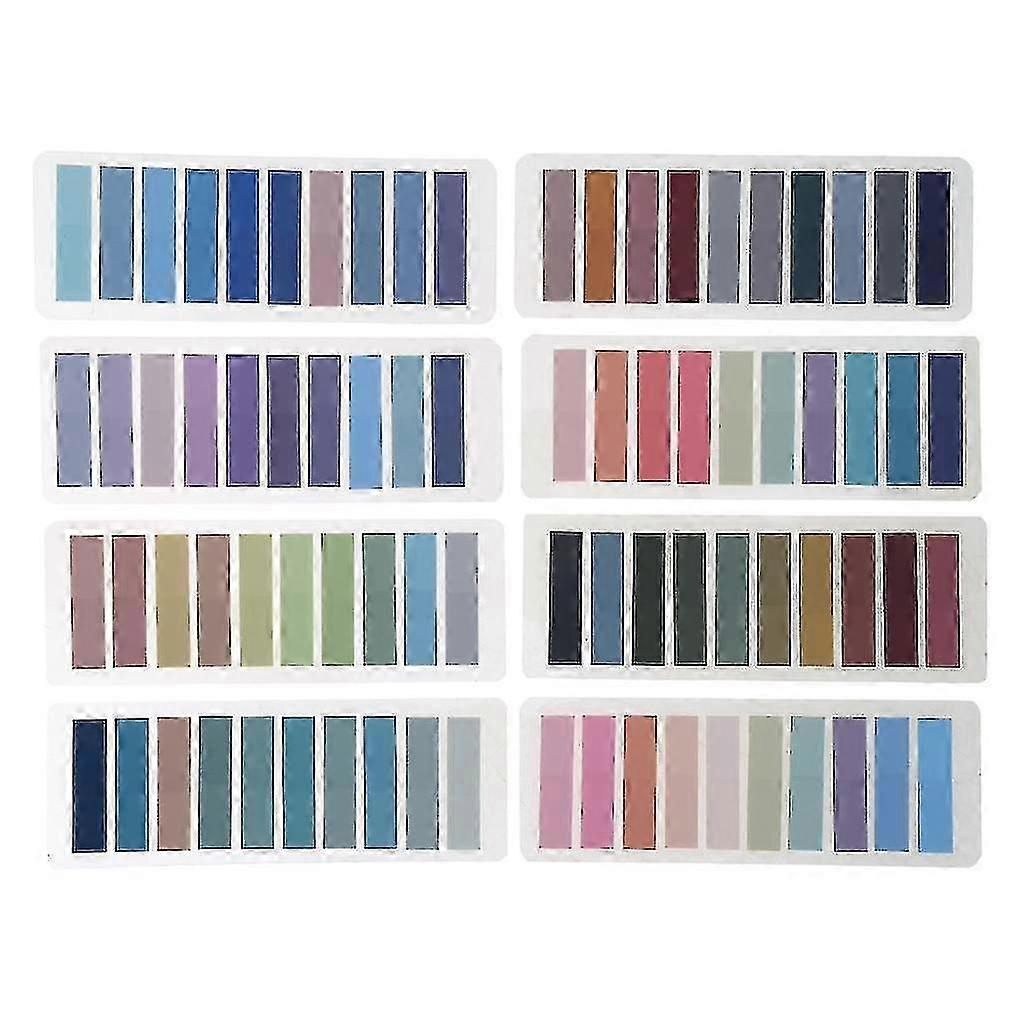 1600pcs Sticky Tabs Book Tabs 80 Color Morandi Sticky Tabs Color Page Marker