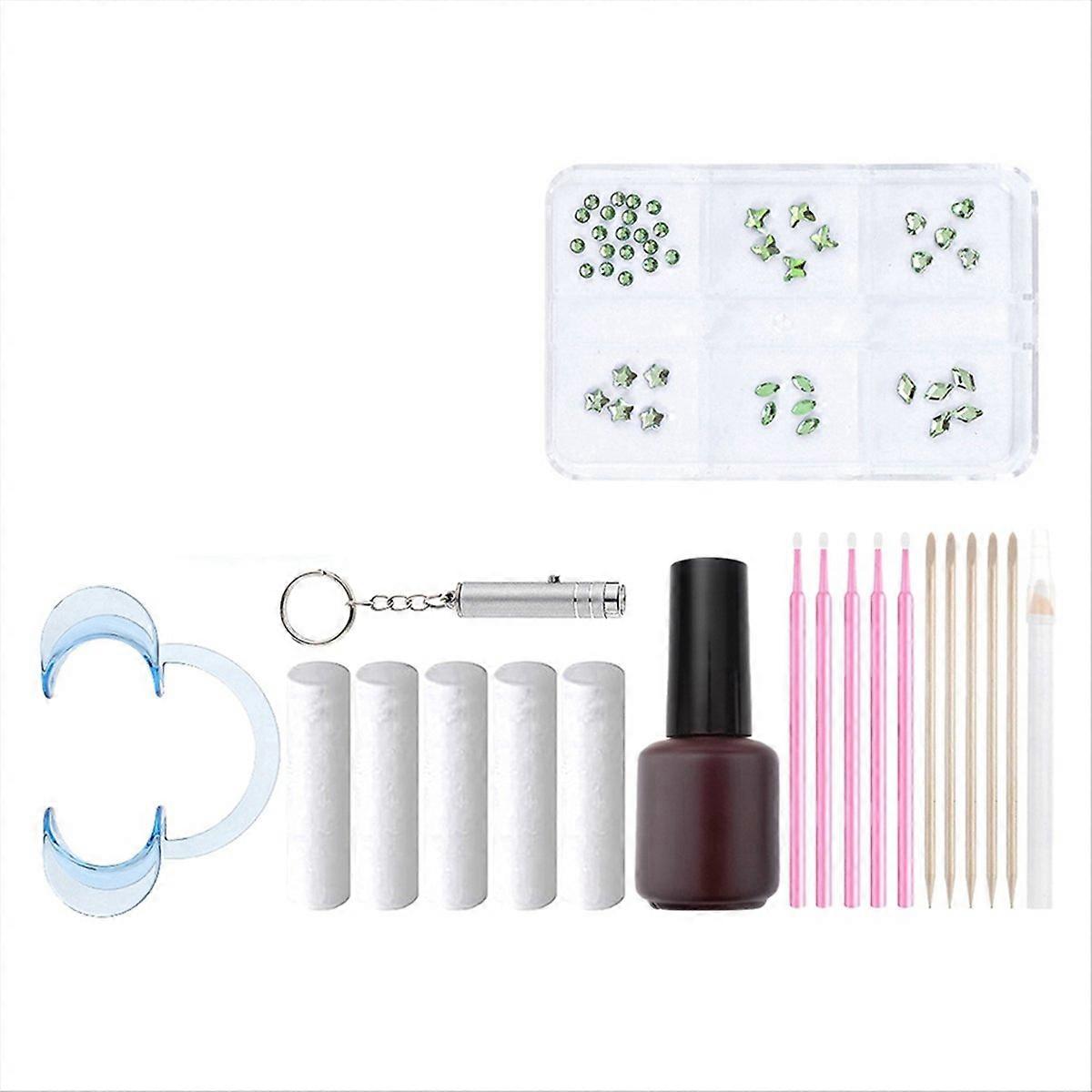 Dental drill tooth decoration set DIY tool Light green