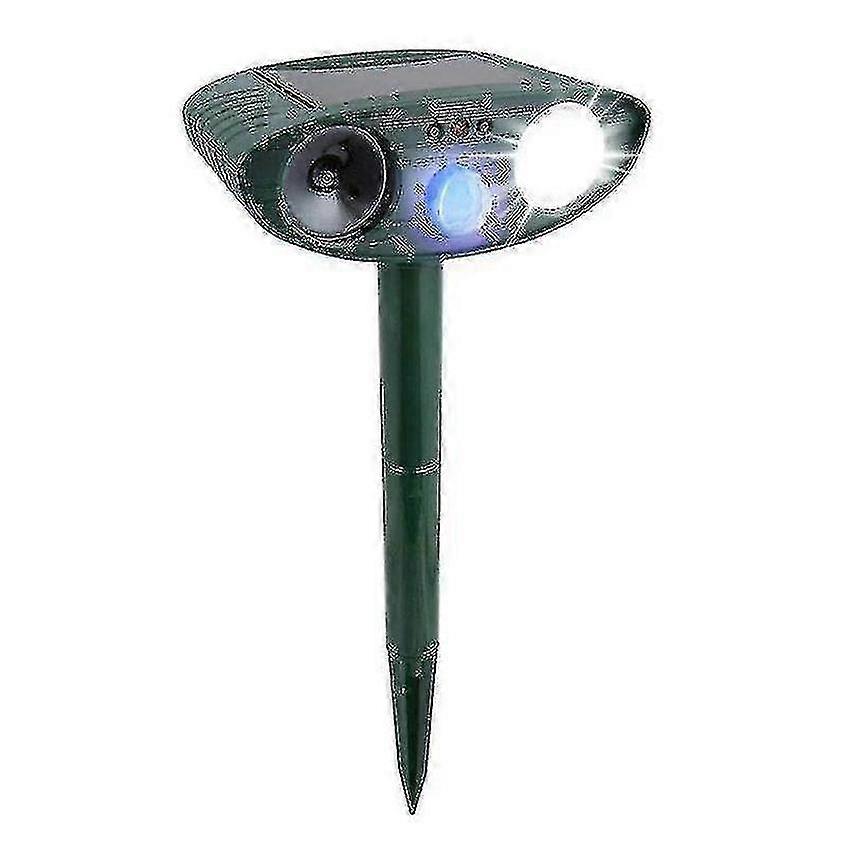 Solar Powered Ultrasonic Deer Repeller 4 Pack Effective in 48 Hours