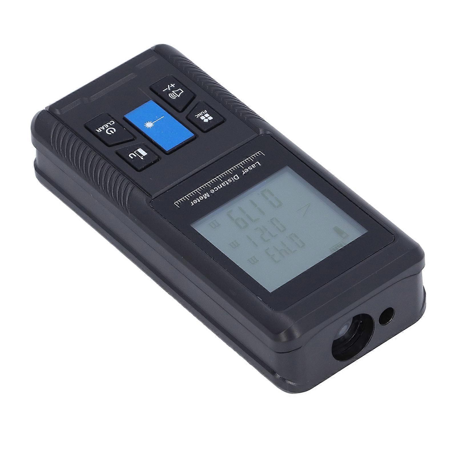 Distance Measure Large Backlit Display Meter 70M Portable Handle Range Finder Measurement Tool Device X‑70 